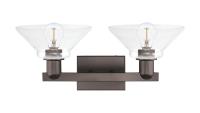 Two Light Bath Vanity by Innovations - Arcadia Collection, Oil Rubbed Bronze Finish - 716-2W-OB-G132
