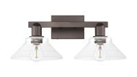 Two Light Bath Vanity by Innovations - Arcadia Collection, Oil Rubbed Bronze Finish - 716-2W-OB-G132