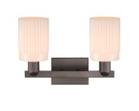 Two Light Bath Vanity by Innovations - Arcadia Collection, Oil Rubbed Bronze Finish - 716-2W-OB-G341
