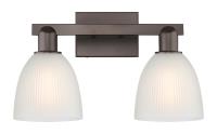 Two Light Bath Vanity by Innovations - Arcadia Collection, Oil Rubbed Bronze Finish - 716-2W-OB-G381