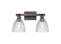 Two Light Bath Vanity by Innovations - Arcadia Collection, Oil Rubbed Bronze Finish - 716-2W-OB-G382