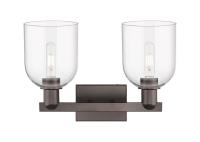 Two Light Bath Vanity by Innovations - Arcadia Collection, Oil Rubbed Bronze Finish - 716-2W-OB-G558-6CL