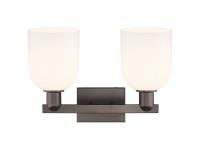 Two Light Bath Vanity by Innovations - Arcadia Collection, Oil Rubbed Bronze Finish - 716-2W-OB-G558-6GWH