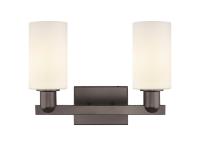 Two Light Bath Vanity by Innovations - Arcadia Collection, Oil Rubbed Bronze Finish - 716-2W-OB-G801