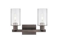 Two Light Bath Vanity by Innovations - Arcadia Collection, Oil Rubbed Bronze Finish - 716-2W-OB-G802