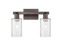 Two Light Bath Vanity by Innovations - Arcadia Collection, Oil Rubbed Bronze Finish - 716-2W-OB-G802