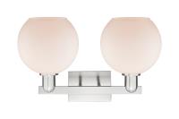 Two Light Bath Vanity by Innovations - Arcadia Collection, Brushed Satin Nickel Finish - 716-2W-SN-G121-8
