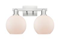 Two Light Bath Vanity by Innovations - Arcadia Collection, Brushed Satin Nickel Finish - 716-2W-SN-G121-8