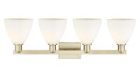 Four Light Bath Vanity by Innovations - Arcadia Collection, Antique Brass Finish - 716-4W-AB-GBD-751