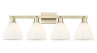 Four Light Bath Vanity by Innovations - Arcadia Collection, Antique Brass Finish - 716-4W-AB-GBD-751