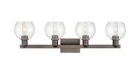 Four Light Bath Vanity by Innovations - Arcadia Collection, Oil Rubbed Bronze Finish - 716-4W-OB-G122-6