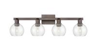 Four Light Bath Vanity by Innovations - Arcadia Collection, Oil Rubbed Bronze Finish - 716-4W-OB-G122-6