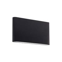 LED Wall Sconce by Kuzco Lighting - Slate Collection, Black Finish - AT6510-BK-UNV