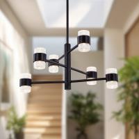 LED Outdoor Pendant by Kuzco Lighting - Copenhagen Collection, Black Finish - EP48224-BK-UNV
