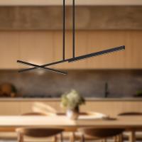 LED Linear Pendant by Kuzco Lighting - Shift Collection, Black Finish - LP28748-BK-UNV