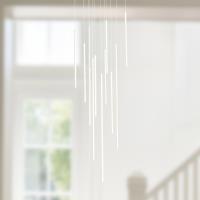 LED Pendant by Kuzco Lighting - Chute Collection, White Finish - MP14924-WH-UNV-010
