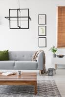 LED Pendant by Kuzco Lighting - Mondrian Collection, Black Finish - PD16320-BK-UNV