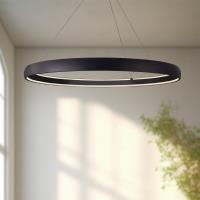 LED Pendant by Kuzco Lighting - Halo Collection, Black Finish - PD22772-BK-UNV-010