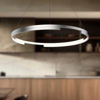 LED Pendant by Kuzco Lighting - Anello Minor Collection, Brushed Nickel Finish - PD52732-BN-UNV