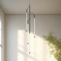 LED Pendant by Kuzco Lighting - Motif Collection, Black Finish - PD74746-BK-UNV
