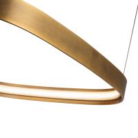 LED Pendant by Kuzco Lighting - Yukon Collection, Vintage Brass Finish - PD78019-VB-UNV