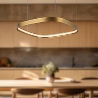 LED Pendant by Kuzco Lighting - Yukon Collection, Vintage Brass Finish - PD78019-VB-UNV