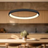 LED Pendant by Kuzco Lighting - Cortana Collection, Black Finish - PD82732-BK-UNV-010