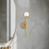 LED Wall Sconce by Kuzco Lighting - Elixir Collection, Brushed Gold Finish - WS15506-BG-UNV
