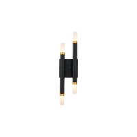 LED Wall Sconce by Kuzco Lighting - Draven Collection, Black Finish - WS19705-BK-UNV