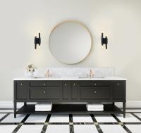 LED Wall Sconce by Kuzco Lighting - Draven Collection, Black Finish - WS19705-BK-UNV