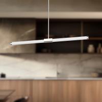 LED Linear Pendant by Kuzco Lighting - Akari Collection, Brushed Nickel Finish - LP18537-BN-UNV