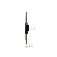 LED Wall Sconce by Kuzco Lighting - Enzo Collection, Black Finish - WS29548-BK-UNV