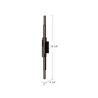 LED Wall Sconce by Kuzco Lighting - Enzo Collection, Black Finish - WS29560-BK
