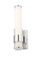 LED Wall Sconce by Z-Lite - Egon Collection, Chrome Finish - 1015-1S-CH-LED