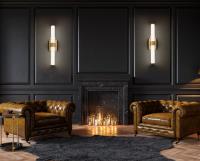 LED Vanity by Z-Lite - Egon Collection, Modern Gold Finish - 1015-25W-MGLD-LED