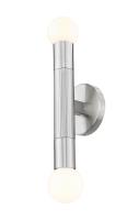 Two Light Wall Sconce by Z-Lite - Stari Collection, Brushed Nickel Finish - 1956-2S-BN
