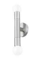 Two Light Wall Sconce by Z-Lite - Stari Collection, Brushed Nickel Finish - 1956-2S-BN