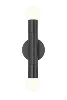 Two Light Wall Sconce by Z-Lite - Stari Collection, Matte Black Finish - 1956-2S-MB