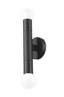 Two Light Wall Sconce by Z-Lite - Stari Collection, Matte Black Finish - 1956-2S-MB