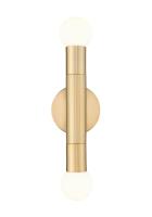 Two Light Wall Sconce by Z-Lite - Stari Collection, Modern Gold Finish - 1956-2S-MGLD