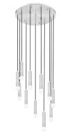 11 Light Chandelier by Z-Lite - Stari Collection, Brushed Nickel Finish - 1956P-11R-BN