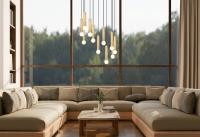 11 Light Chandelier by Z-Lite - Stari Collection, Modern Gold Finish - 1956P-11R-MGLD