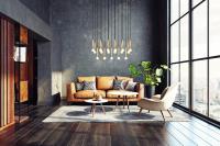 17 Light Linear Chandelier by Z-Lite - Stari Collection, Modern Gold Finish - 1956P-17L-MGLD