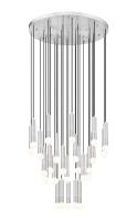 27 Light Chandelier by Z-Lite - Stari Collection, Brushed Nickel Finish - 1956P-27R-BN