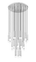 27 Light Chandelier by Z-Lite - Stari Collection, Brushed Nickel Finish - 1956P-27R-BN