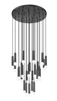 27 Light Chandelier by Z-Lite - Stari Collection, Matte Black Finish - 1956P-27R-MB
