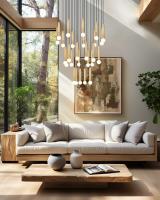 27 Light Chandelier by Z-Lite - Stari Collection, Modern Gold Finish - 1956P-27R-MGLD