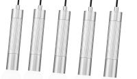 Five Light Linear Chandelier by Z-Lite - Stari Collection, Brushed Nickel Finish - 1956P-5L-BN
