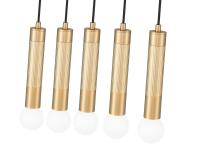 Five Light Linear Chandelier by Z-Lite - Stari Collection, Modern Gold Finish - 1956P-5L-MGLD