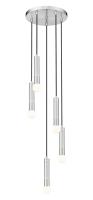 Five Light Chandelier by Z-Lite - Stari Collection, Brushed Nickel Finish - 1956P-5R-BN